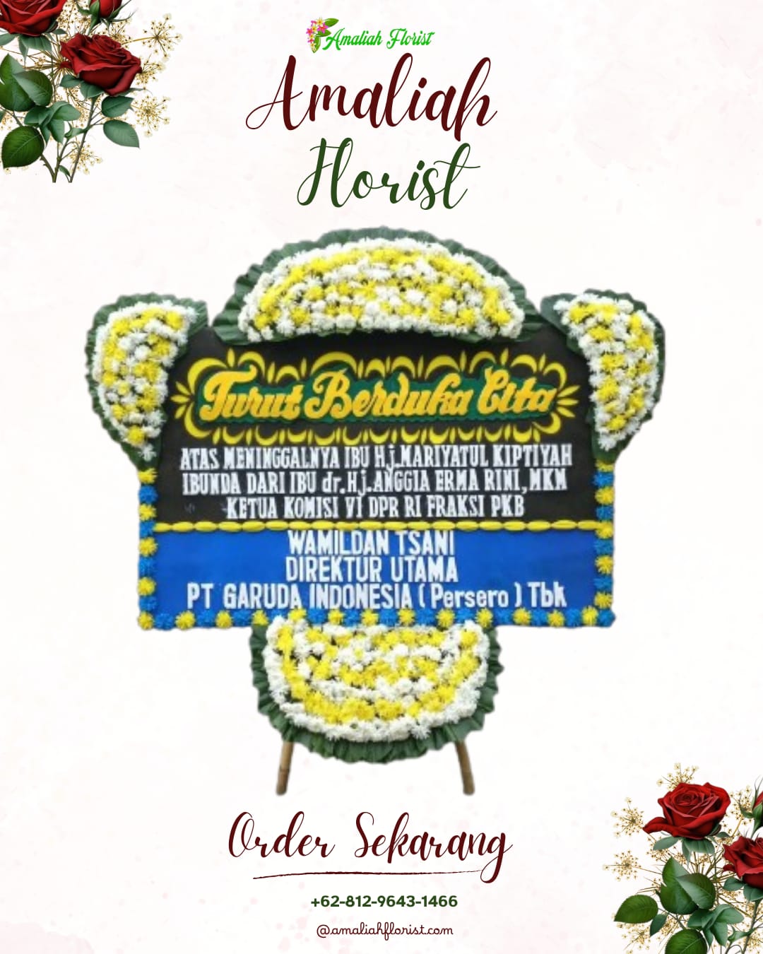 Papan Bunga Duka Kedungtuban
